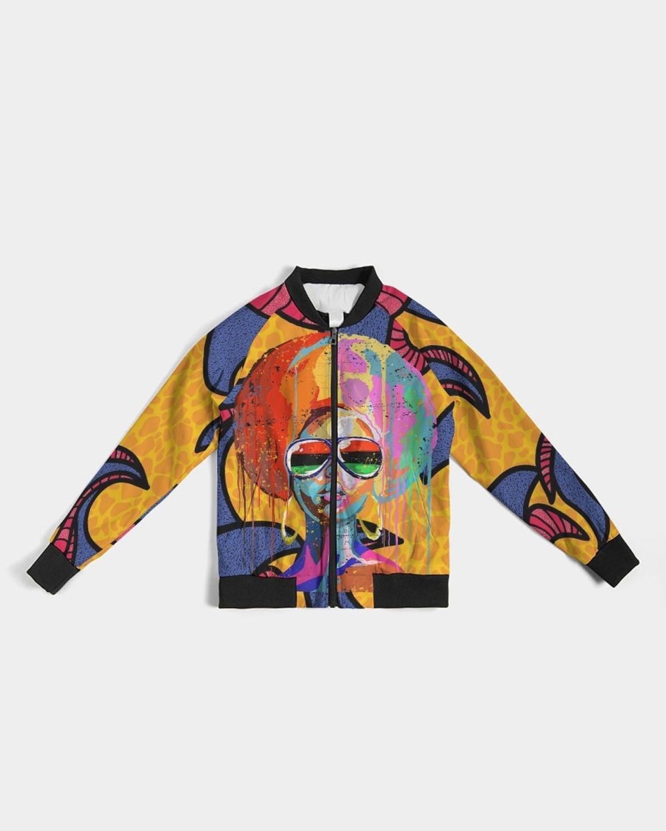 Afrocentric Bomber Jacket - Lavish Chick