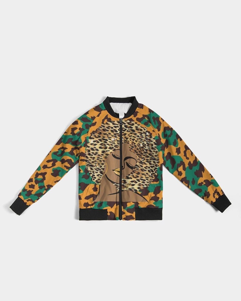 Leopard Queen Bomber Jacket - Lavish Chick