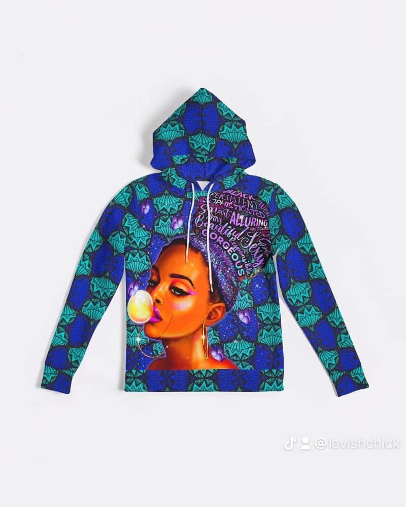 Blue Magic Queen Hoodie - Lavish Chick